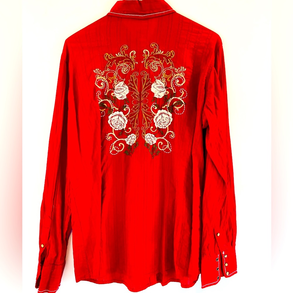 Ariat embroidered cowboy shirt